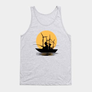 Fishing therapy Tank Top